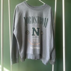 Nordstrom Gray Graphic Women's Sweater